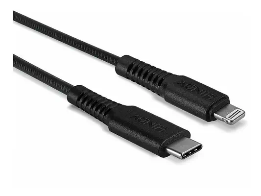 LINDY 1m reinforced USB Type C to Lightning charging Cable - Lindy - Câble USB - visuel 4