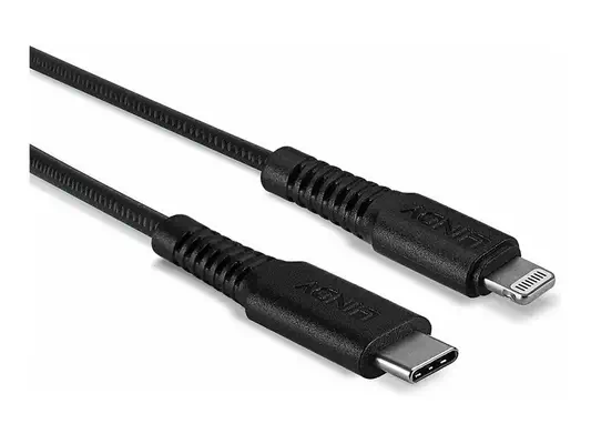 LINDY 2m reinforced USB Type C to Lightning charging Cable - Lindy - Câble USB - visuel 4