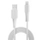 Vente LINDY 0.5m USB to Lightning Cable white Charge Lindy au meilleur prix - visuel 2