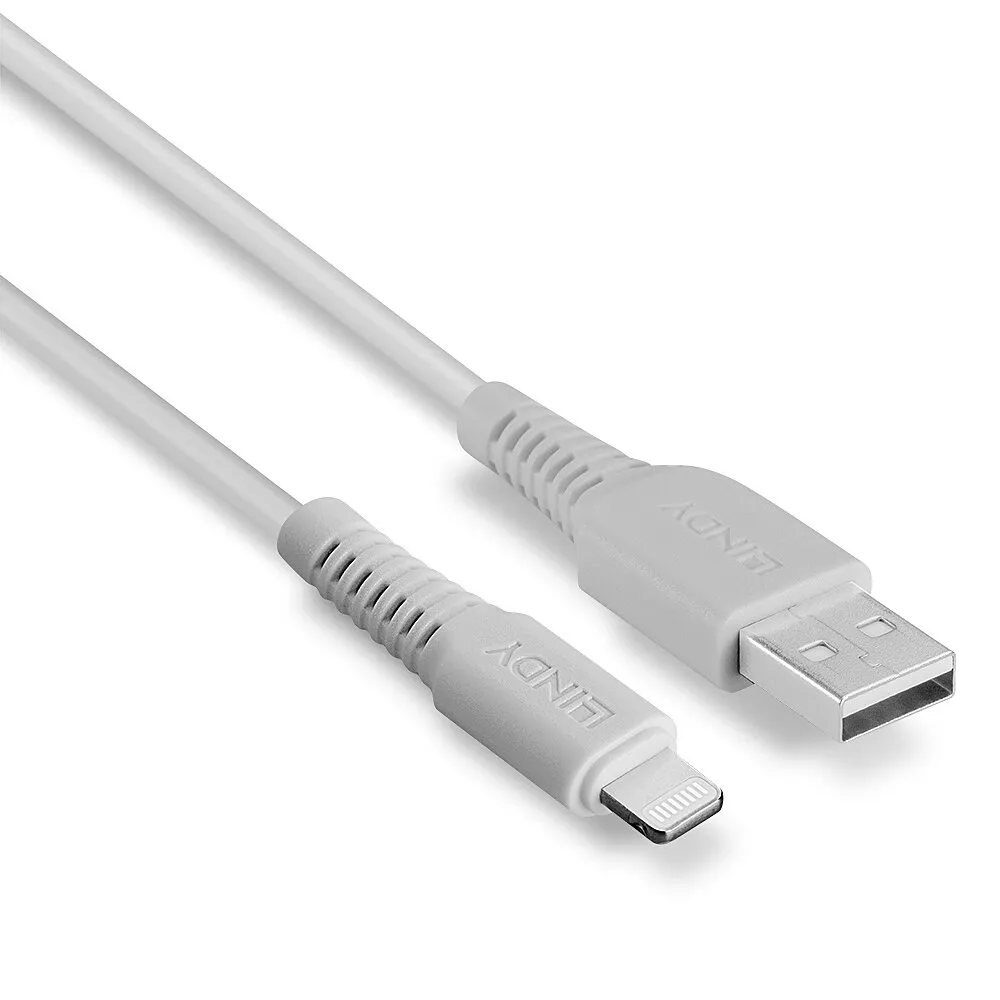 Achat LINDY 0.5m USB to Lightning Cable white Charge sur hello RSE - visuel 3