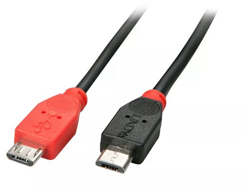 Vente Câble USB LINDY USB 2.0 Cable Type Micro-B/Micro-B OTG 0.5m Micro sur hello RSE