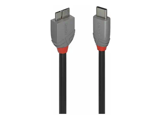 LINDY 2m USB 3.2 Type C to Micro-B Cable Anthra Line - Lindy - Câble USB - visuel 3