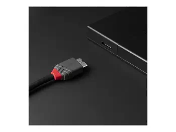 LINDY 3m USB 3.2 Type C to Micro-B Cable Anthra Line offre