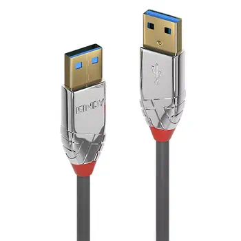 Revendeur officiel Câble USB LINDY 0.5m USB 3.0 Type A/A Male/Male Cable Cromo Line
