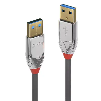 Achat LINDY 1m USB 3.0 Type A/A Male/Male Cable Cromo Line au meilleur prix