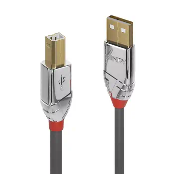 Revendeur officiel Câble USB LINDY 7.5m USB 2.0 Type A/B Cable Cromo Line 480Mbit/s