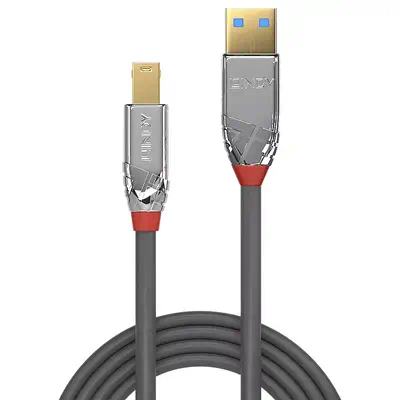 Vente LINDY 0.5m USB 3.0 Type A/B Cable Cromo Lindy au meilleur prix - visuel 2