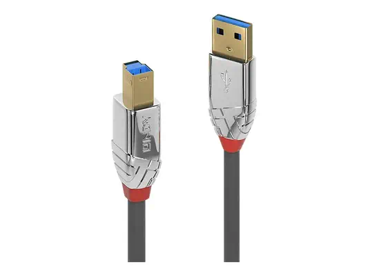 LINDY 5m USB 3.0 Type A/B Cable Cromo Line 5Gbit/s - Lindy - Câble USB - visuel 2