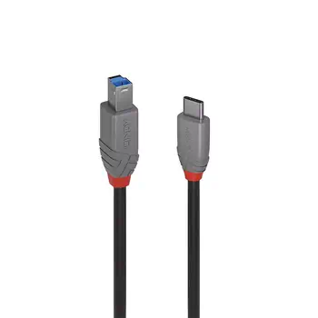 Achat LINDY 1m USB 3.2 Type C to B Cable Anthra Line - 4002888366663