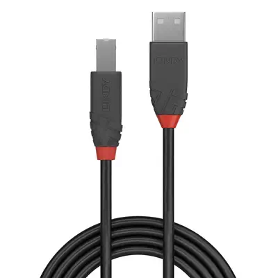 LINDY Câble USB 2.0 type A vers B Anthra Line 1m - Lindy - visuel 2