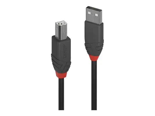 LINDY Câble USB 2.0 type A vers B Anthra Line 10m - Lindy - visuel 1