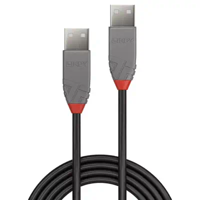 LINDY 0.5m USB 2.0 Type A Cable Anthra Line USB Type A - Lindy - Câble USB - visuel 2