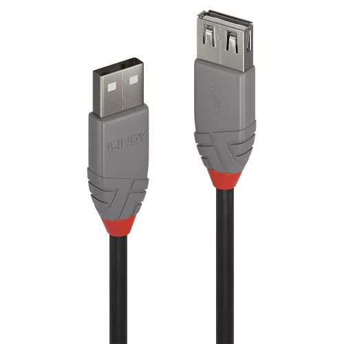 Revendeur officiel Câble USB LINDY Rallonge USB 2.0 type A Anthra Line 0.2m