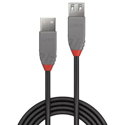 Vente LINDY Rallonge USB 2.0 type A Anthra Line Lindy au meilleur prix - visuel 2
