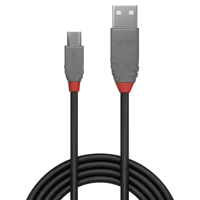 LINDY Câble USB 2.0 type A vers Micro-B Anthra Line 1m - Lindy - visuel 2
