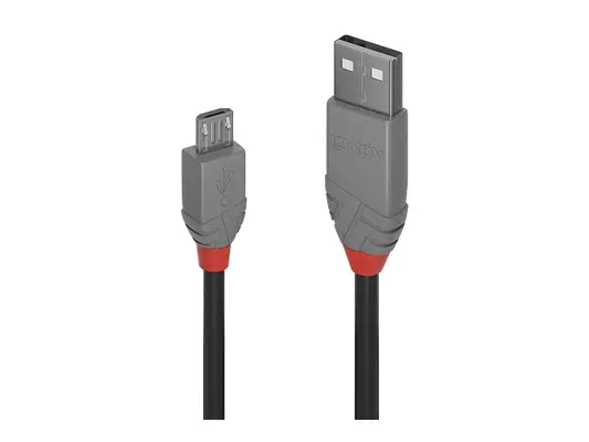 LINDY Câble USB 2.0 type A vers Micro-B Anthra Line 2m - Lindy - visuel 1