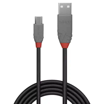 LINDY Câble USB 2.0 type A vers Micro-B Anthra Line 3m - Lindy - visuel 2