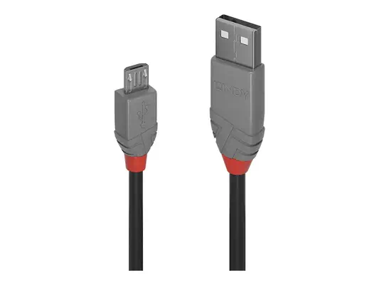 LINDY Câble USB 2.0 type A vers Micro-B Anthra Line 5m - Lindy - visuel 1