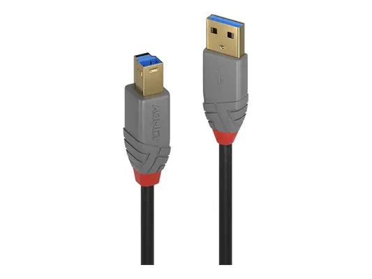 LINDY Câble USB 3.0 Type A vers B Anthra Line 1m - Lindy - visuel 2