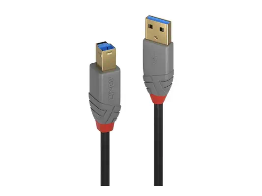 LINDY Câble USB 3.0 Type A vers B Anthra Line 3m - Lindy - visuel 1