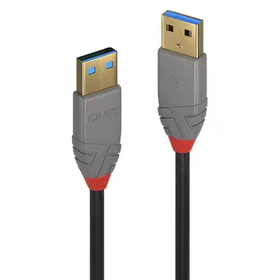 Achat LINDY Câble USB 3.0 Type A Anthra Line 0.5m et autres produits de la marque Lindy