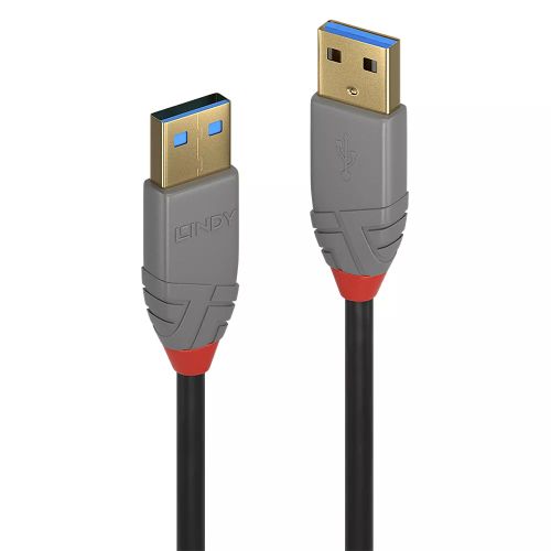 Revendeur officiel Câble USB LINDY Câble USB 3.0 Type A Anthra Line 1m