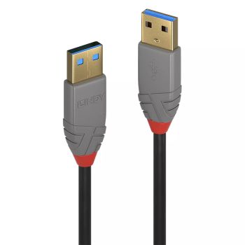 Revendeur officiel LINDY Câble USB 3.0 Type A Anthra Line 2m