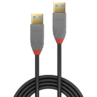 LINDY Câble USB 3.0 Type A Anthra Line 5m - Lindy - visuel 2