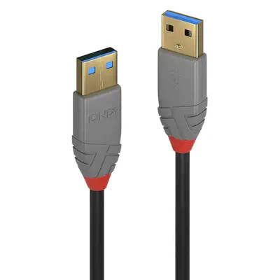 LINDY Câble USB 3.0 Type A Anthra Line 5m - Lindy - visuel 1