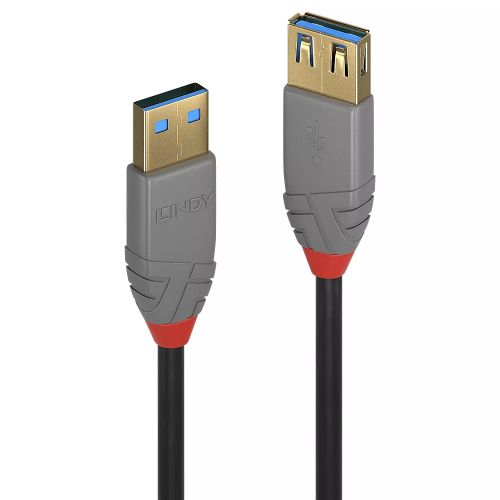 Revendeur officiel Câble USB LINDY 0.5m USB 3.0 Type A extension cable A male / female