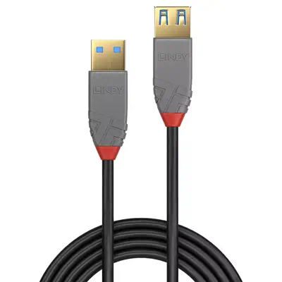 Vente LINDY 0.5m USB 3.0 Type A extension cable Lindy au meilleur prix - visuel 2