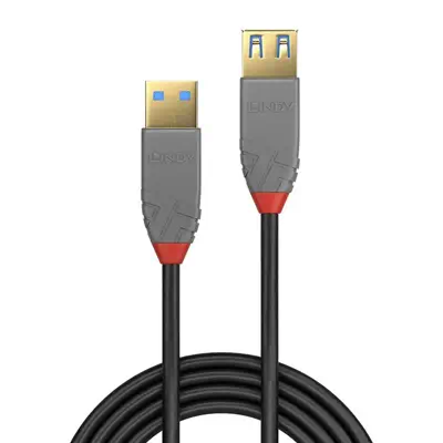 LINDY 1m USB 3.0 Type A extension cable A male / female - Lindy - Câble USB - visuel 2
