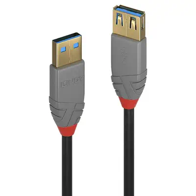 LINDY 3m USB 3.0 Type A extension cable A male / female - Lindy - Câble USB - visuel 1