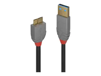 LINDY Câble USB 3.0 Type A vers Micro-B Anthra Line 2m garantie