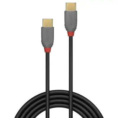 LINDY Câble USB 2.0 Type C Anthra Line 2m - Lindy - visuel 2