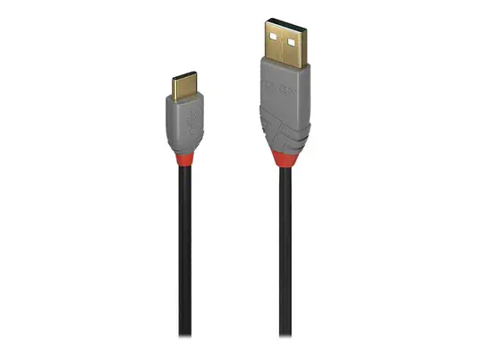 LINDY Câble USB 2.0 Type A vers C Anthra Line 1m - Lindy - visuel 1