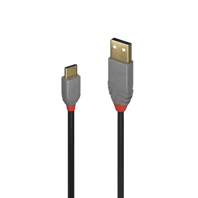 LINDY Câble USB 2.0 Type A vers C Anthra Line 2m - Lindy - visuel 1