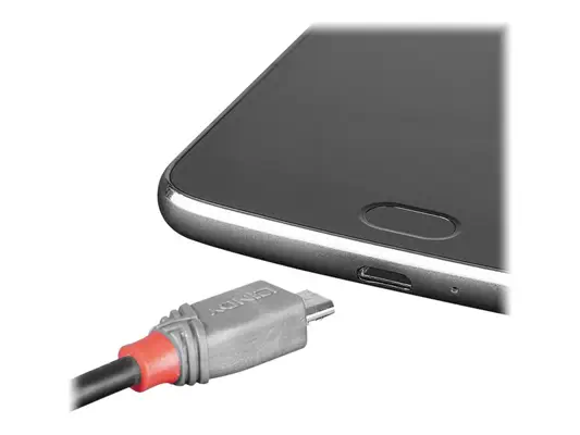 LINDY Câble USB 2.0 Type C vers Micro-B Anthra Line 0.5m - Lindy - visuel 1