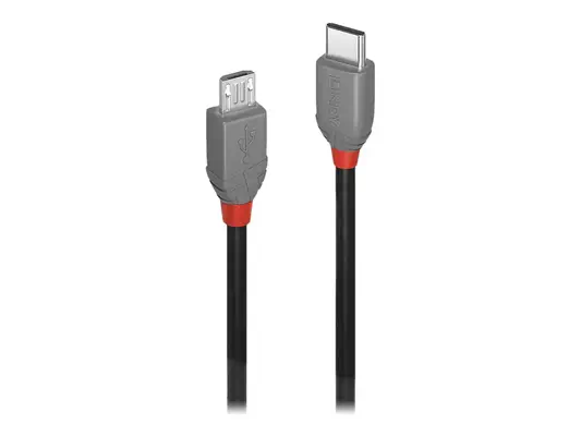 LINDY Câble USB 2.0 Type C vers Micro-B Anthra Line 0.5m - Lindy - visuel 2