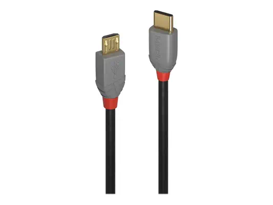 LINDY Câble USB 2.0 Type C vers Micro-B Anthra Line 1m - Lindy - visuel 3