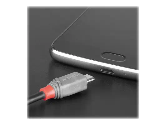 LINDY Câble USB 2.0 Type C vers Micro-B Anthra Line 1m - Lindy - visuel 2