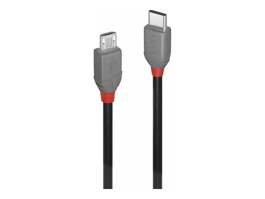 LINDY Câble USB 2.0 Type C vers Micro-B Anthra Line 2m - Lindy - visuel 4