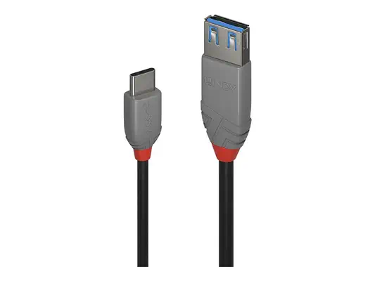 LINDY Câble Adaptateur USB 3.1 Type C vers A Anthra Line 0 - Lindy - Câble USB - visuel 2