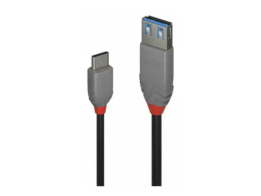 LINDY Câble Adaptateur USB 3.1 Type C vers A Anthra Line 0 - Lindy - Câble USB - visuel 1