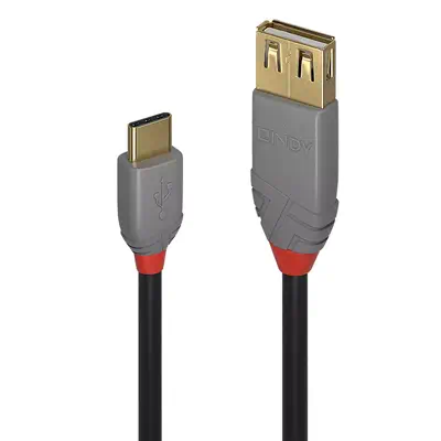 Vente LINDY Câble Adaptateur USB 2.0 Type C vers A Anthra Line 0 au meilleur prix