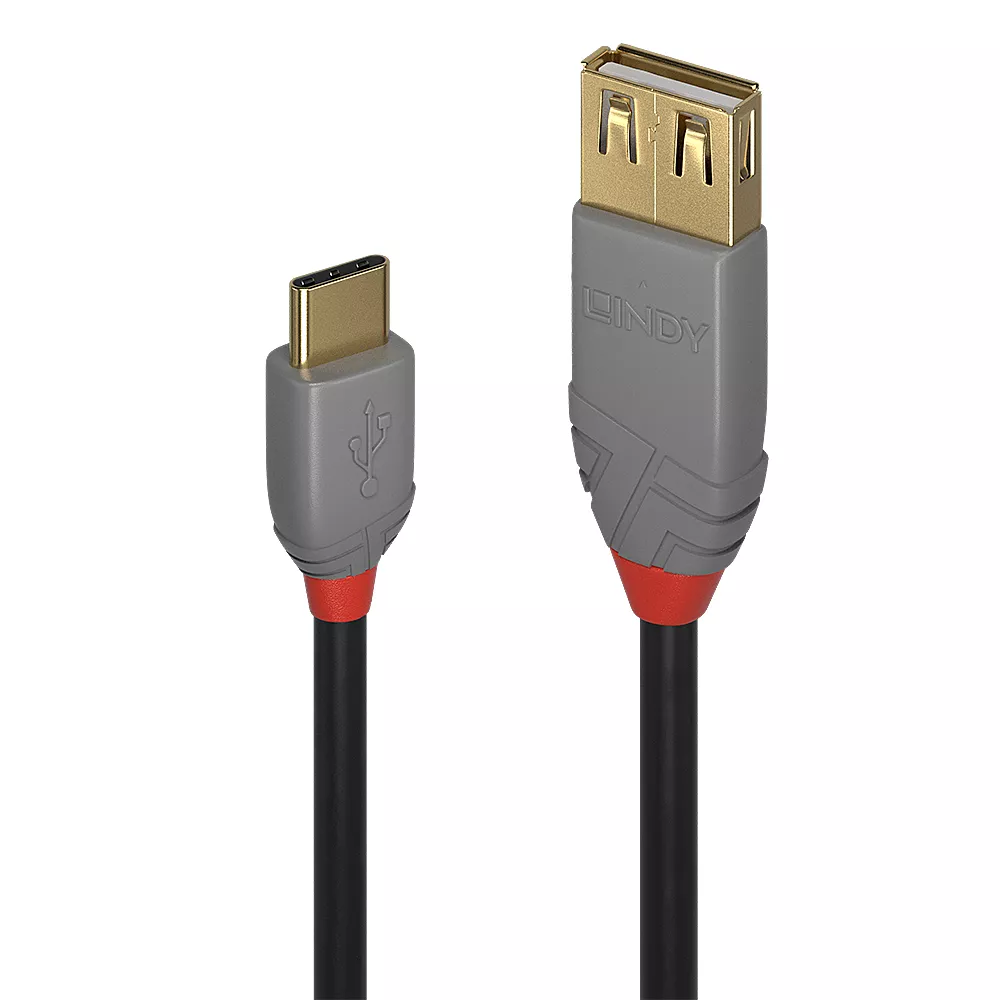 Achat LINDY Câble Adaptateur USB 2.0 Type C vers A Anthra Line 0 au meilleur prix