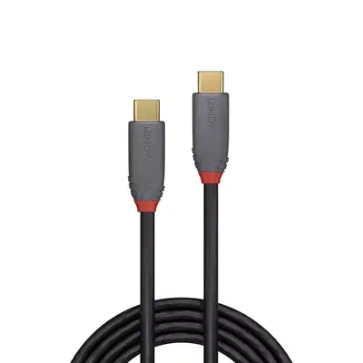 LINDY 1.5m USB 3.2 Type C Cable 5A PD Anthra Line USB - Lindy - Câble USB - visuel 2