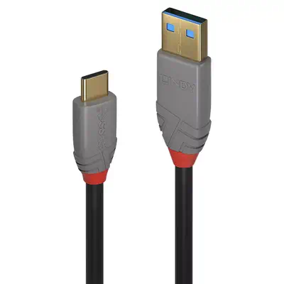 Achat Câble USB LINDY Câble USB 3.1 type C A 5A Anthra Line 1m sur hello RSE