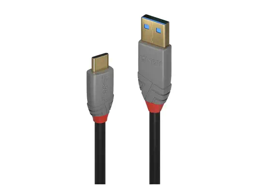 LINDY Câble USB 3.1 type C A 5A Anthra Line 1.5m - Lindy - visuel 1