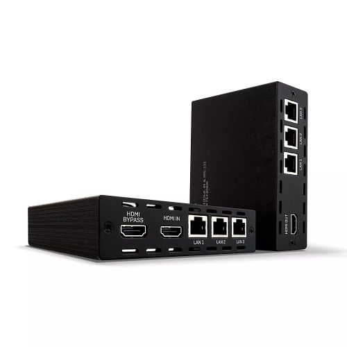 Vente Switchs et Hubs LINDY 100m C6 HDBaseT Extender Pro PoH Up to 4K 3D 10/100 RS232 PoE